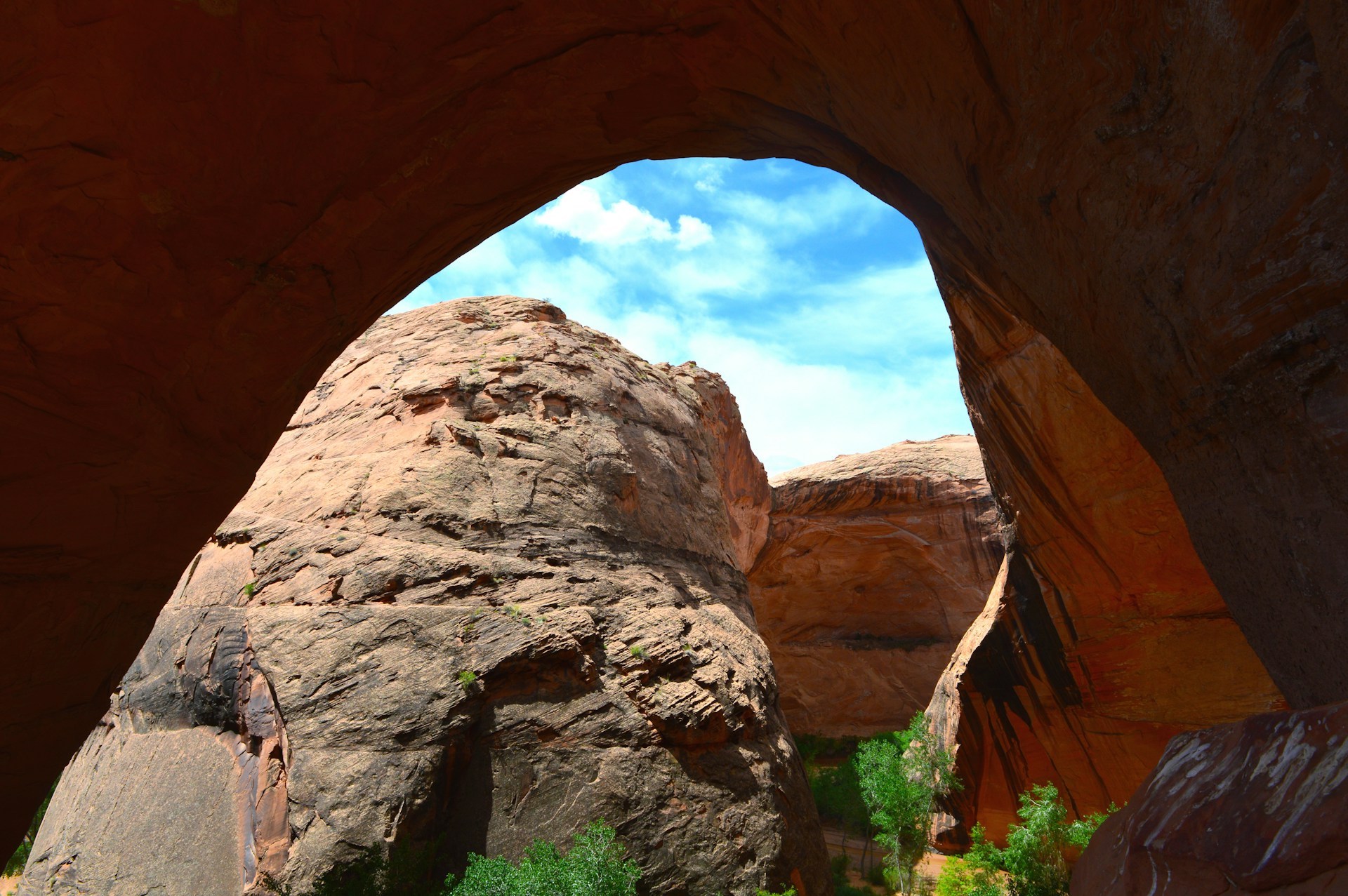 Felsbogen im Coyote Gulch